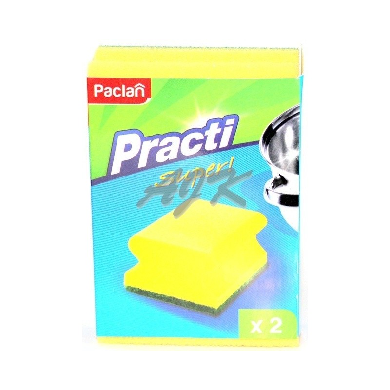 Gąbka do naczyń profilowane Paclan Practi '2