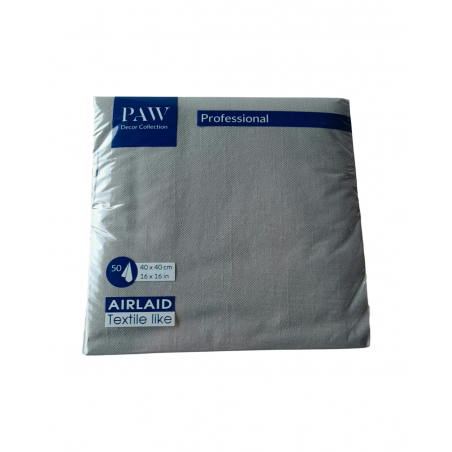 Serwetka fliz PAW 40x40 szara   '50