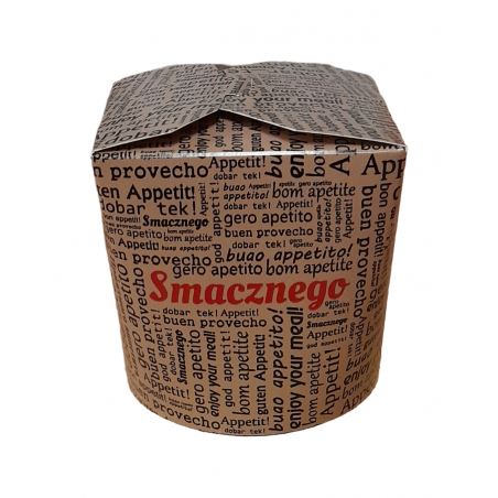 Pojemnik papierowy SMACZNEGO NAPISY  750 ml   '50