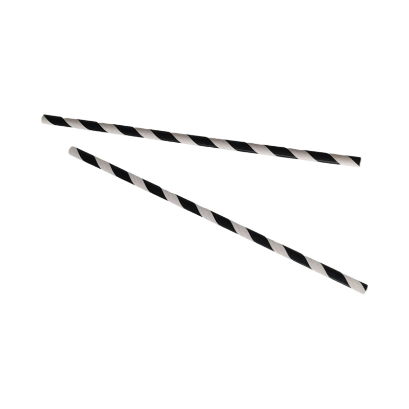 Rurka papierowa 6/197 biało-czarna   '250