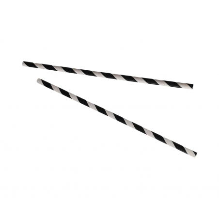 Rurka papierowa 6/197 biało-czarna   '250