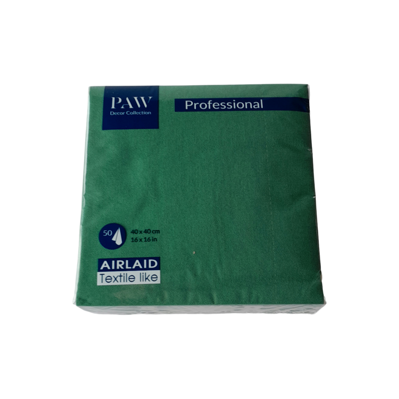 Serwetka fliz PAW 40x40 zielona   '50