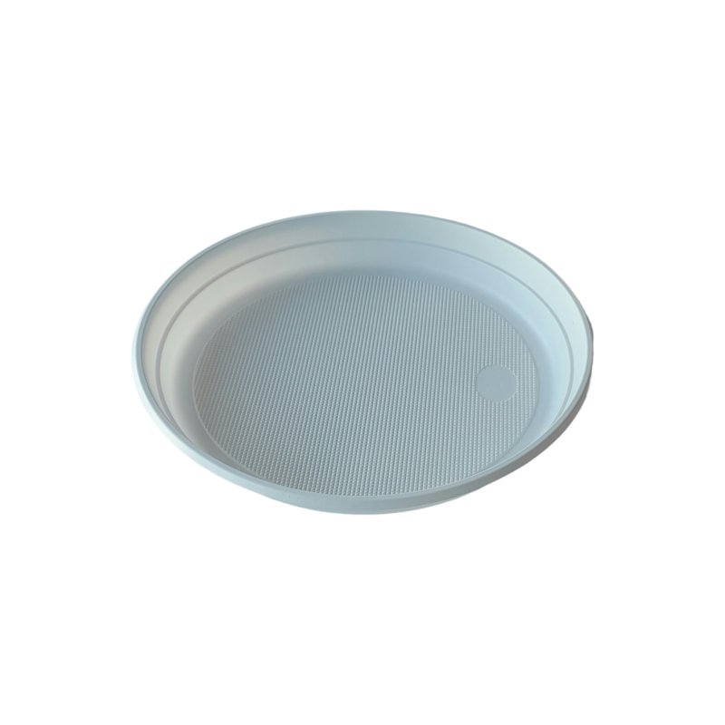 Talerz PP niedzielony 220 mm biały`100