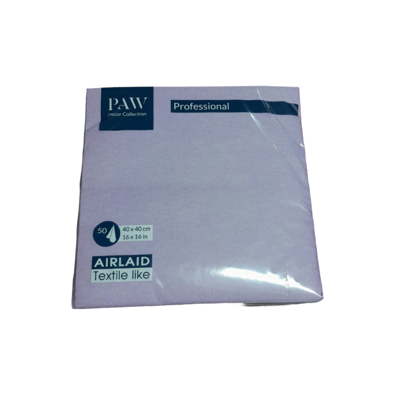 Serwetka fliz. PAW 40x40 wrzos   '50