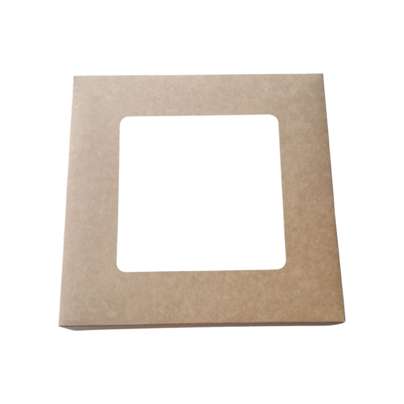 Pudełko pap.szuflada z okie.ECO Kraft 27/27/5   '1