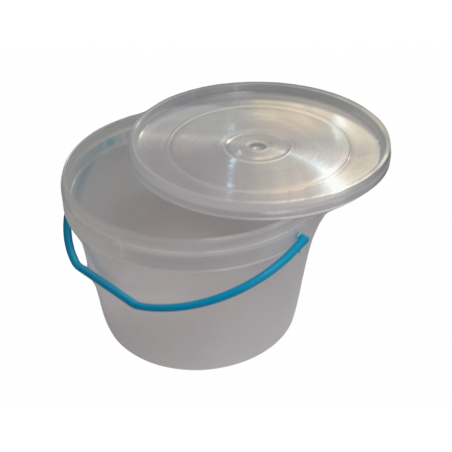 Wiaderko bezbarwne okrągłe 3 l + weiczko   '10