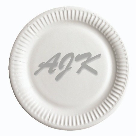 Talerz papierowy biały 18cm '100