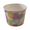 AJK Pojemnik papierowy z nadrukiem na lody 170ml '50