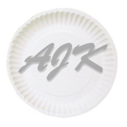 Talerz papierowy biały 26cm...