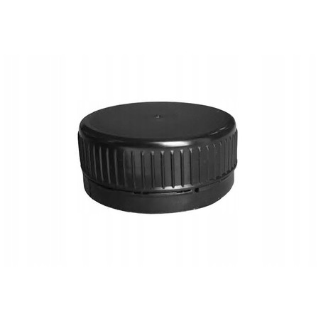Nakrętka do butelek PET CZARNA gwint 38mm ZINTEGROWANA \'100