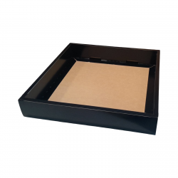 Pojemnik SUSHI PREMIUM CZARNY 32x32x5 '100