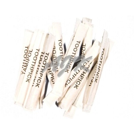 Wykałaczki higieniczne w papierku 65mm  '1000