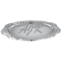 Patera srebna owalna PET...