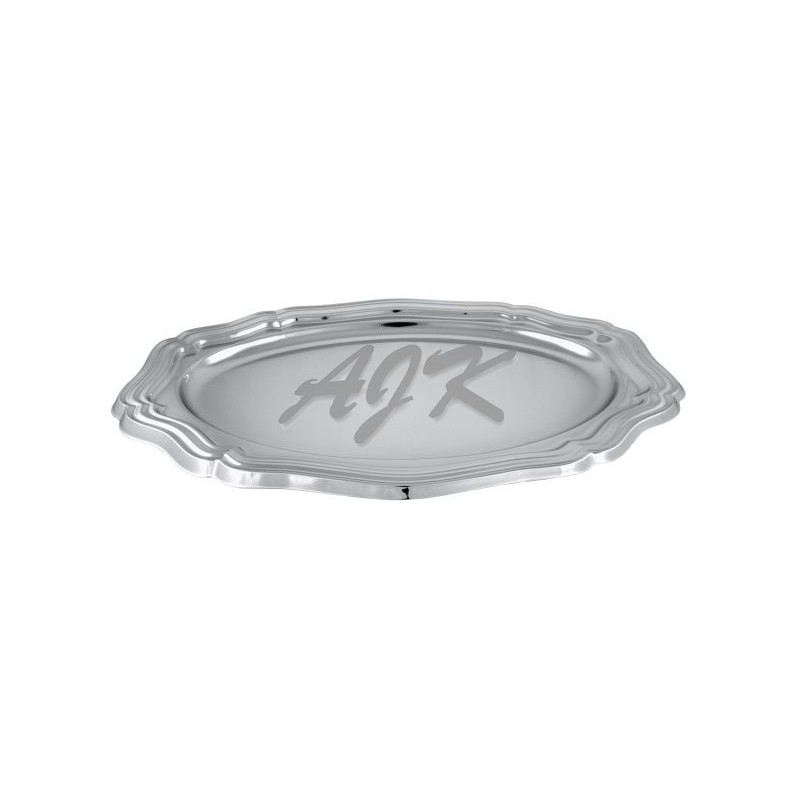 Patera srebna owalna PET 450x310 mm '1