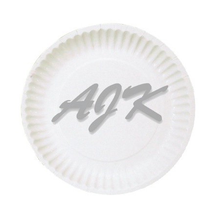 Talerz papierowy biały 35cm '100