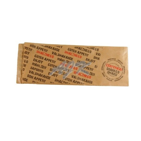 Koperta hot-dog - zapiekanka 220x80mm Certyfikat '250