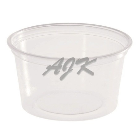 Pojemnik PP okrągły przezroczysty 80ml 70mm '50