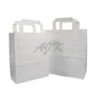 Torba papierowa biała z uchwytem 320x180x250mm \'50