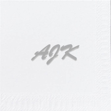 Serwetka DUNI biała składana 1/4 24x24cm 2-w '300