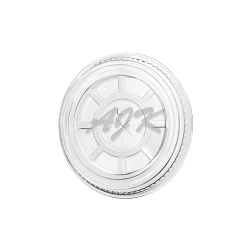 Wieczko płaskie do kubków PET Z NACIĘCIEM 78mm \'50