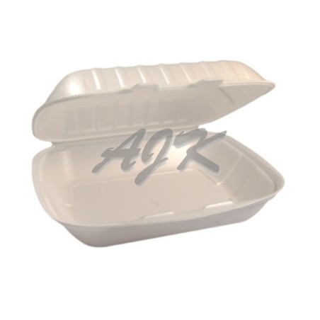 Menu box styropianowy XPS obiadowy niedzielony biały \'160