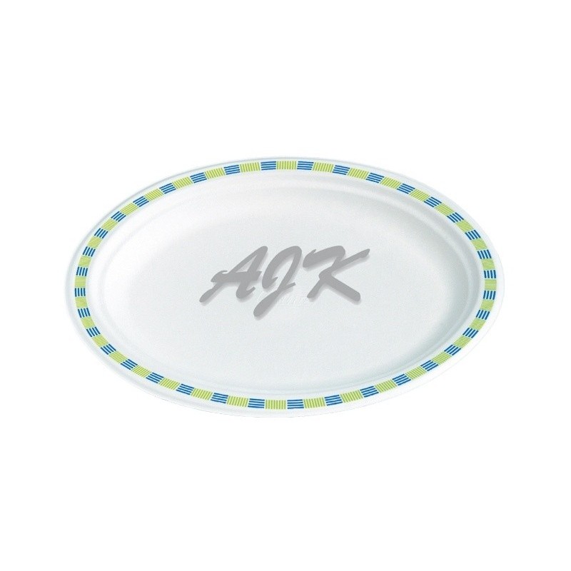 Talerz / półmisek owalny z nadrukiem Duet Chinet '6