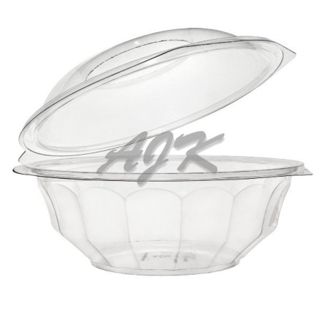 Pojemnik do sałatek z wieczkiem na zawiasie PET 1000ml 190x93mm '60