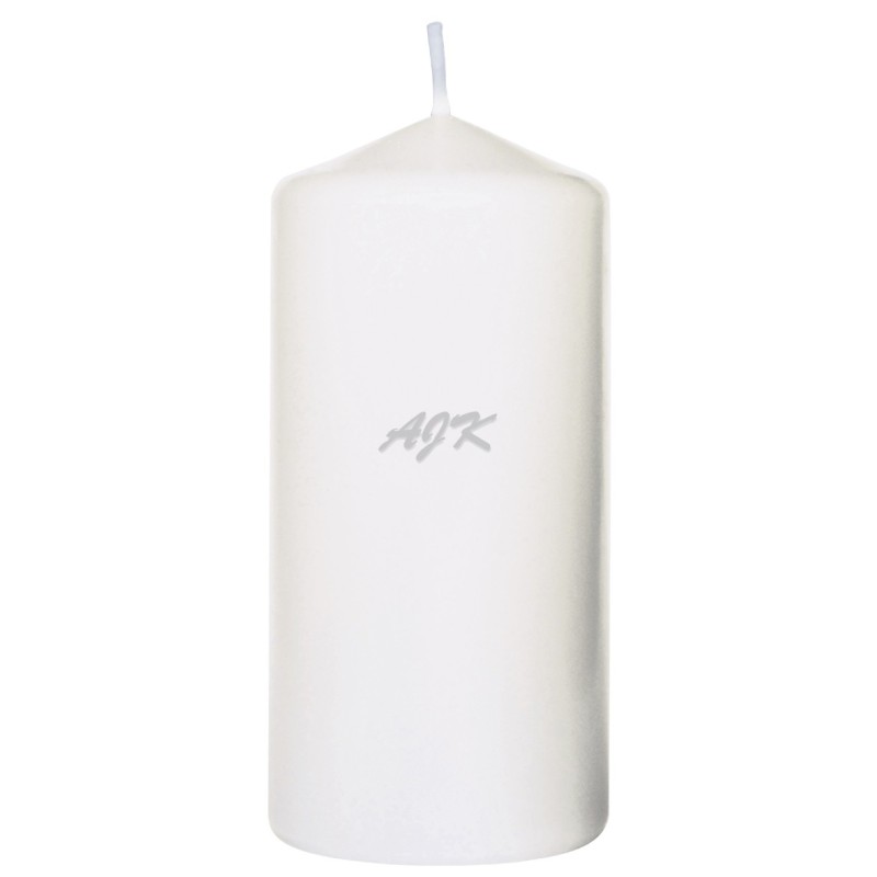 DUNI Świeca blokowa biała 130x60 35h \'6