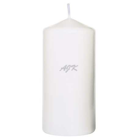 DUNI Świeca blokowa biała 130x60 35h \'6