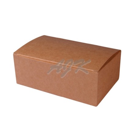 Kartonik typu kurczak / nuggets szary 160x100x60mm \'50