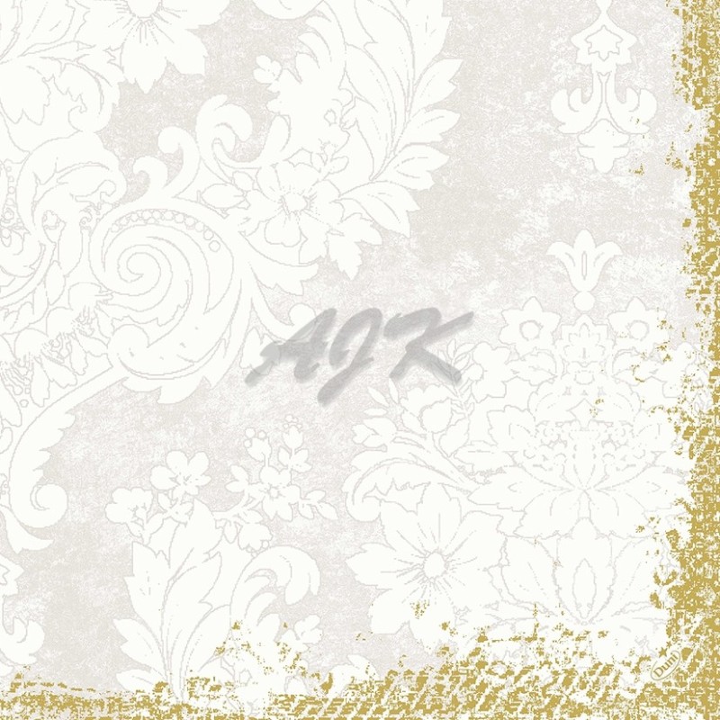 Serwetka DUNI składana 1/4 40x40cm 3-w Royal White \'250