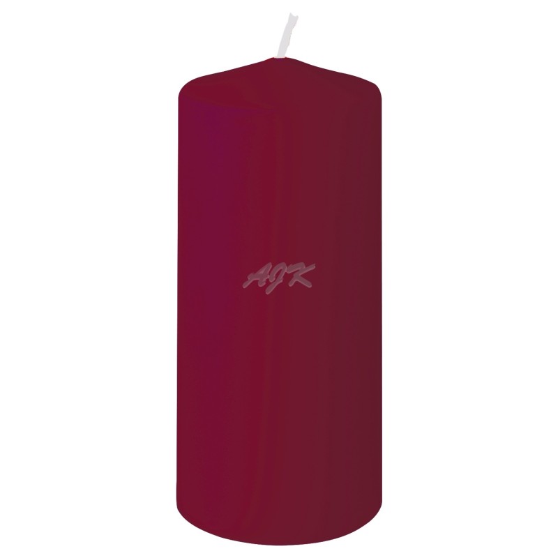 DUNI Świeca blokowa bordowa 130x60 35h \'6