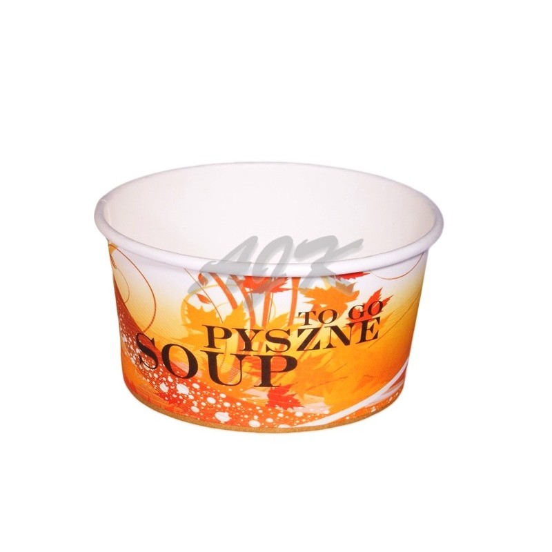 AJK Pojemnik papierowy do zupy Soup TO GO 350ml \'50