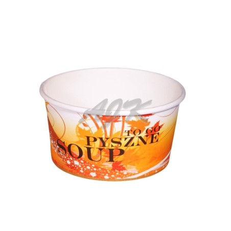 AJK Pojemnik papierowy do zupy Soup TO GO 350ml \'50