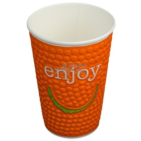 Kubek papierowy NDW16 Impresso Enjoy MIX 400ml 90mm \'25