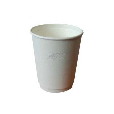 Kubek papierowy z podwójną ścianką biały 300ml 90mm DW12 \'15