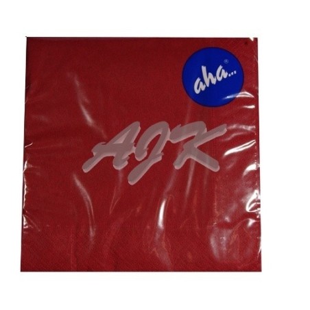 Serwetka AHA bordowa składana 1/4 33x33cm 3-w '20