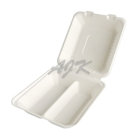 Lunch Box z pokrywką 2-komorowy 22x20x7,7cm \'25