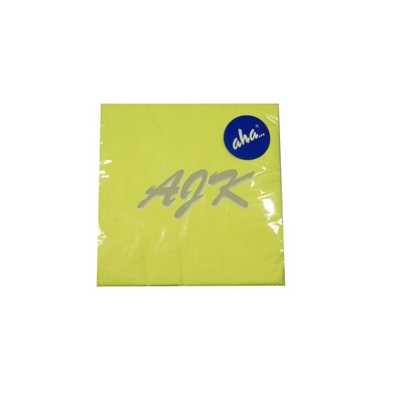 Serwetka AHA lemon składana 1/4 33x33cm 3-w '20