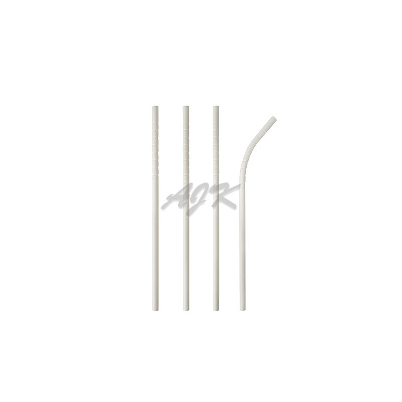 Rurka papierowa biała elastyczna 6x20   \'100