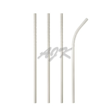 Rurka papierowa biała elastyczna 6x20   \'100