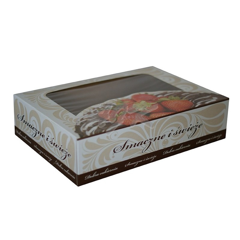 Pudełko klejone + okno Ornament 310x220x80 \'1