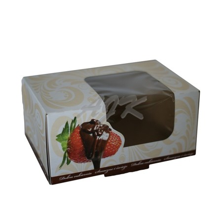 Pudełko klejone + okno Ornament 165x110x80 \'1