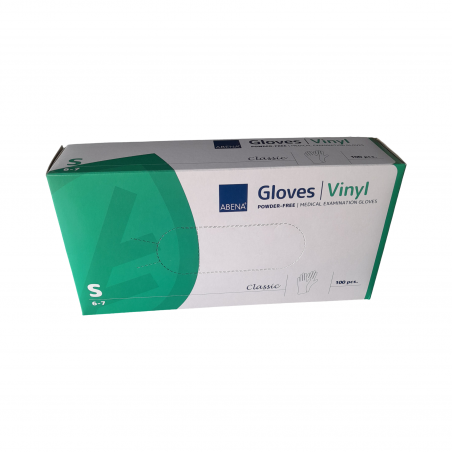 Rękawice vinylowe bezpudrowe S  '100