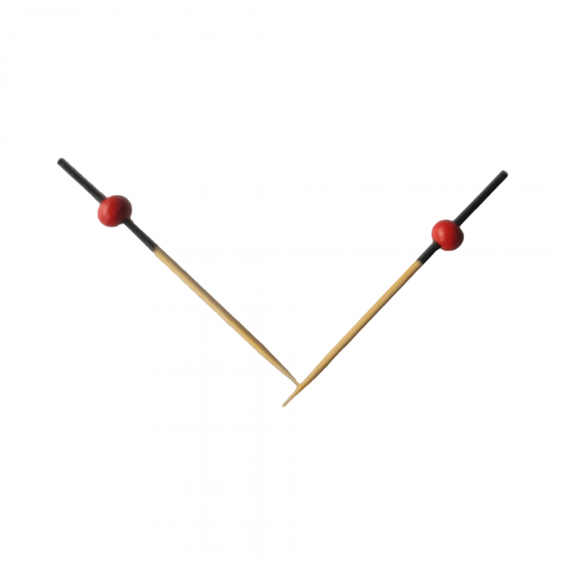 Wykałaczki fingerfood Red Pearl 7 cm     '250