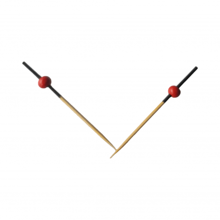 Wykałaczki fingerfood Red Pearl 7 cm     '250