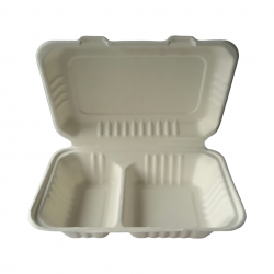 Lunch box pulpa bio 2-komorowy 230x160x70mm '125