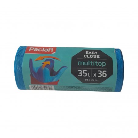 Worki na odpady zawiązywane Multitop Paclan 35l '30