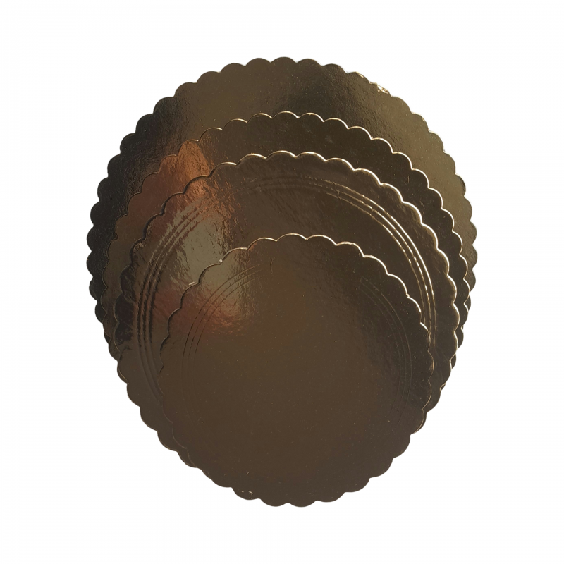 Złoty krążek gruby średnica 34 cm     '1