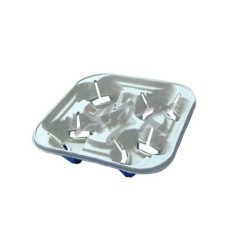 Taca z uchwytem na 4 kubki...